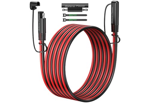 Image of 10AWG 10FT SAE Extension Cable, SAE Quick Disconnect Connector for Automotive, Solar Panel, RV, Battery Charger