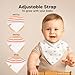 KeaBabies 8-Pack Organic Baby Bandana Bibs for Boys, Girls - Super Absorbent Triangle Baby Bibs for Drooling and Teething Infant, 100% Cotton Extra Soft for Newborn, Infant 0-36 Months (Marine Muse)