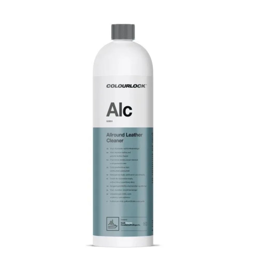 Koch-Chemie Allround Leather Cleaner 1L – Lederreiniger für Auto, Kunstleder & Vinyl – entfernt Schmutz, Fett & Ablagerungen – schonende Lederpflege für Innenraum & Möbel