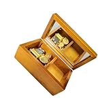 mophrati Estuche de música con melodía Retro clásica, artesanía Creativa, joyería de para Madera, Apariencia Exquisita, Experiencia Relajante. Disfruta de Momentos de