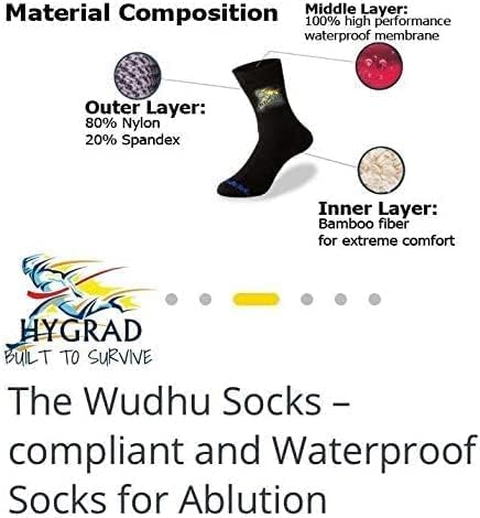 HYGRAD Wudhu Socks – Waterproof Socks for Men & Women Breathable for Outdoor Activities3