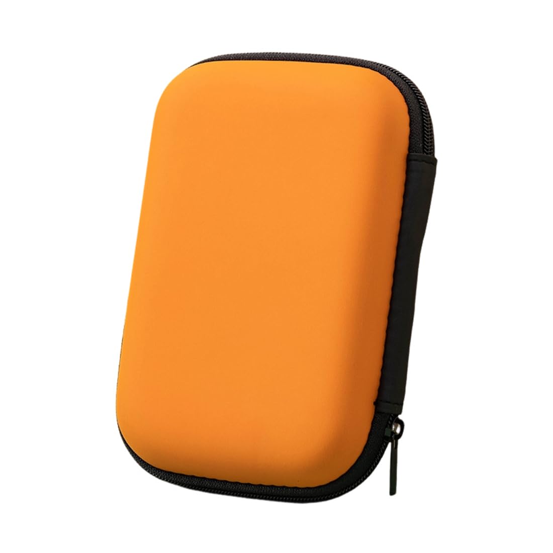 1 pezzi Custodia per Hard Disk Esterno 2.5'',Custodia Hard Disk Esterno 2.5"per SDD HDD caso, Memoria Esterna Portatile Disco Esterno Protettiva Borsa Antiurto Rigida Cover Case, colore arancione