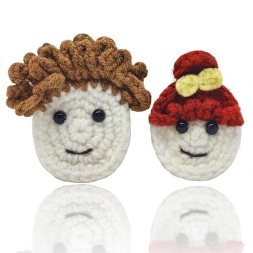 Image of Crochet Handmade Kawaii Brooch for Backpacks Clothing Jackets Hats, Cute Pins for Women Girls