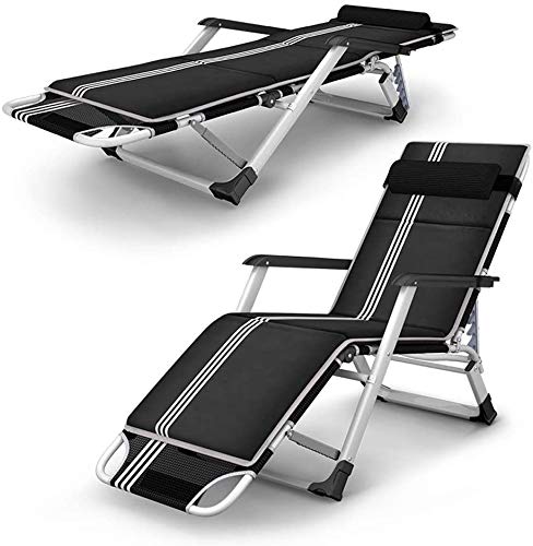 Chaise de lit pliante portable pour soulager le dos durant la sieste