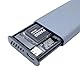 CoolBox NMVe SSD M2 Gehäuse und SSD SATA 2.5 mit Touchscreen, MiniChase PS32, USB3.2 10 Gbit/s, Aluminium, M.2 2242, 2260 und 2280, UASP-Unterstützung, einfache Montage ohne Werkzeug.