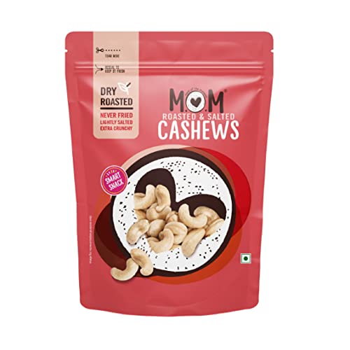 Image of MOM - Meal of the Moment, Roasted Cashew, 46g / 48g(Pack of 6) - Rich source of fiber | High in Protein | Smart Snack | Dry Fruit