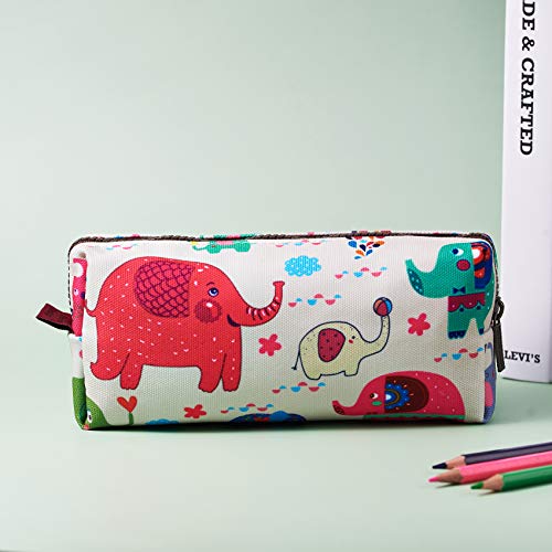 Elefante di matita capacità studenti canvas Pen