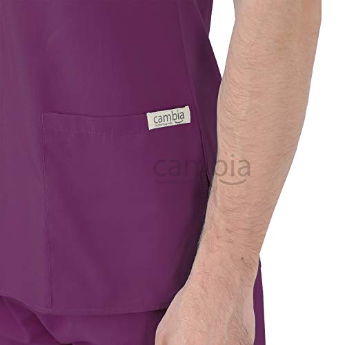 Image of Cambia Scrub Suits for Doctors Men /OT Dress Unisex (XXS, Wine)