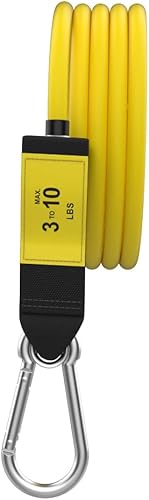 Miniatura 14 de Bodylastics Banda de resistencia apilable, banda de ejercicio de tubo de resistencia individual, bandas de entrenamiento patentadas con tecnología