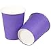 Juvale Purple Birthday Decorations, Plates, Cups & Napkins Set - 72 Pieces, Serves 24, 9In Plates, 6.7Oz Cups, 6.5In Napkins, Solid Purple - Party Supplies