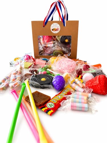 Coffret Bonbons – Friandises Retros– Assortiment de Confiseries d’Autrefois – Cadeau Original et Gourmand – Qualité Premium