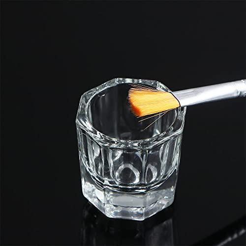Pokinge 2 Pzs Vasos Acrílicos para Uñas de Vidrio miniatura 6