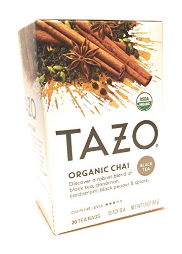 Tazo Organic Chai Black Tea -- 20 Tea Bags