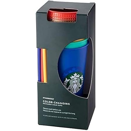 Amazon 北米限定スターバックス色が変わるエコカップ5色セット ノーブランド品 タンブラーグラス 通販 Amazon 北米限定スターバックス色が変わるエコカップ5色セット ノーブランド品 タンブラーグラス 通販
