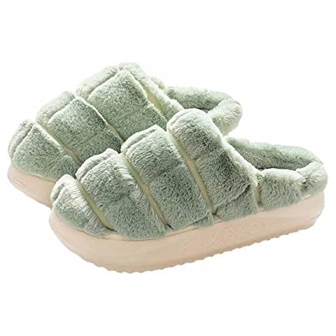YLAST Lady Winter Warm Fuzzy Slipper Cover