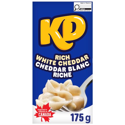 Kraft Dinner cheddar blanc macaroni fromage 175g 24 unités