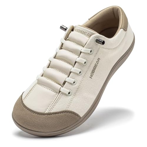 Image of HOBIBEAR Barefoot Minimalist Shoes Womens Mens | Zero Drop | Wide Width Canvas Slip-on Shoes
