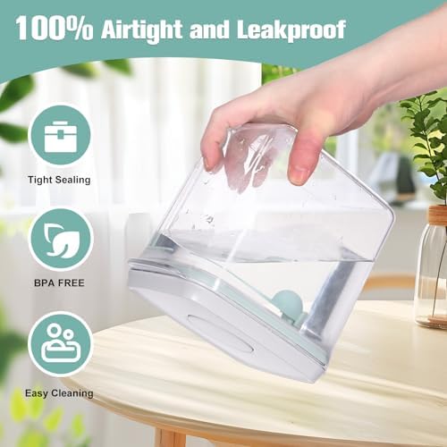 Dispenser Per Latte In Polvere Vicloon 1700 Ml – Contenitore Ermetico Con Cucchiaio Separato, Trasparente Con Indicatore Scadenza