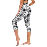 TNNZEET High Waisted Capri Leggings for Women, Buttery Soft Workout Yoga Leggings
