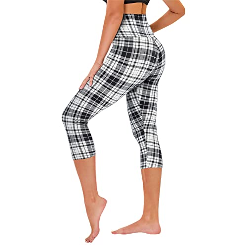 Tnnzeet High Waisted Capri Leggings For Women, Buttery Soft Workout Yoga Leggings #TOP18