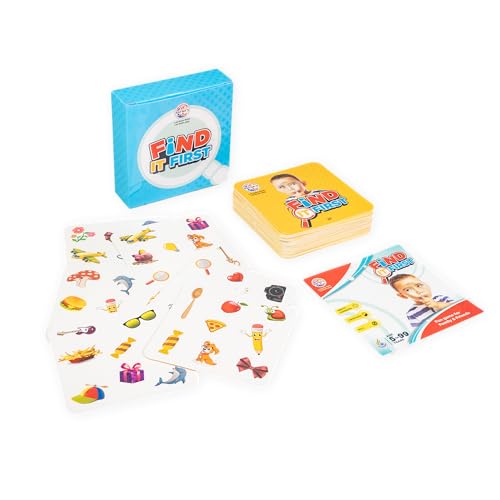 Image of Ratna's Find It First Match Game, Visual Perception Family Card Game, 2-8 Players Game for Kids Ages 5 Years and Above