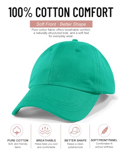 Image of Womens Satin Lined Unstructured Baseball Cap Unisex Silk Lining Washed Cotton Adjustable Vintage Dad Hat