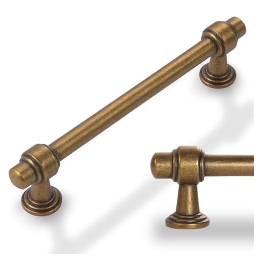 Amasideca Antique Brass Cabinet Pulls Set