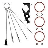 【Kit di manutenzione completo per una cura ottimale della macchina】 Set completo di guarnizioni con 9 guarnizioni di alta qualità, 5 pratiche spazzole per la pulizia e una guarnizione di forma. Risolve in modo affidabile i problemi tipici come perdite e malfunzionamenti dell'unità di erogazione per il caffè ripristinato.