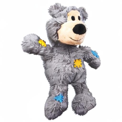 KONG Wild Knots Hundespielzeug, Bär, Größe M/L, 3 Stück