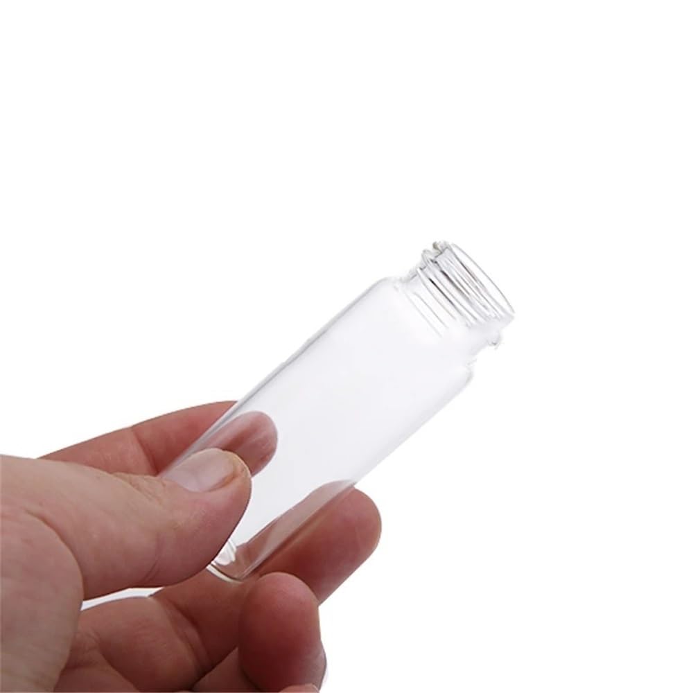 Frasco de vidrio transparente for reactivo laboratorio, 3 ml a 60, for experimentos Equipamiento de laboratorio