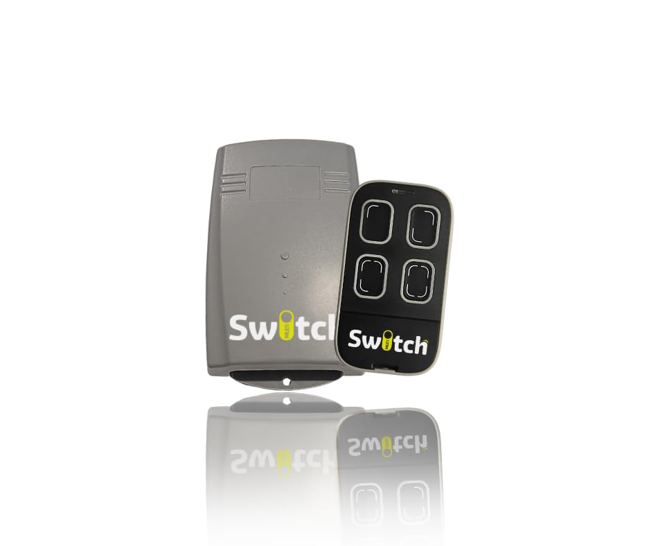 Récepteur Universel pour Portail & Porte de Garage, éclairage. 2 canaux, 433.92 MHz, Multi Switch | Compatible Faac, bft, Marantec, Somfy, Genuis, Nice....