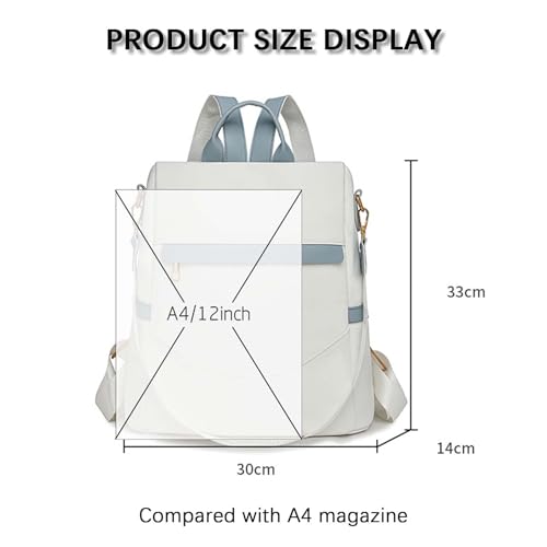 Women's Casual Fashion Colorblock Backpack, Multifunctional Travel Backpack, Crossbody Backpack or Backpack Black and Brown3