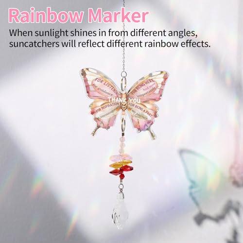 TheGiffter Cadeau pour enseignant pour femme, décoration à suspendre en acrylique - Cadeau de remerciement pour enseignant, mentor, parfait pour la fête des enseignants, Noël, un anniversaire, la fin – vue 6