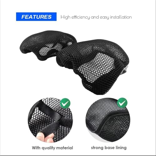 Coussin isolant et filet de protection de selle moto pour CBF600 CBF1000 - 4