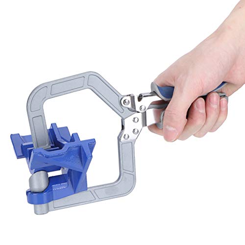 Naroote Woodworking 90 Degree Right Angle Clamp, Corner Clamp, Blue, Adjustable, 1.25 Inch Depth - Image 4