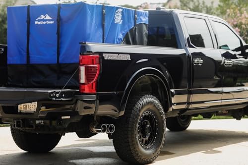 TruckDuffle Truck Bed Storage Bag Expands Up to 70 Cu Ft Weatherproof Cargo Organizer Waterproof Heavy-Duty Soft-Shell Material Fits Compact to Heavy Duty Beds