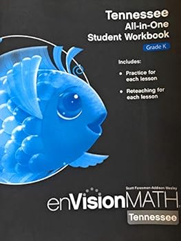 Paperback All-In-One Student Workbook enVision Math Tennessee, grade K Book