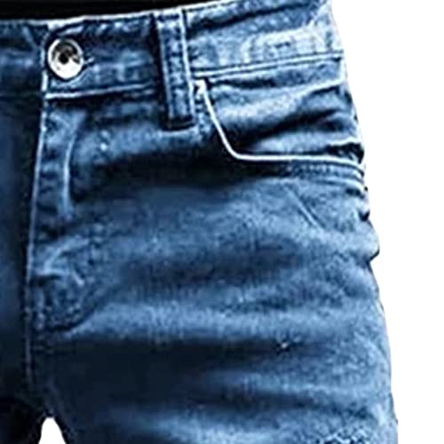 Jeans para hombre estilo motociclista DGHM-JLMY miniatura 3