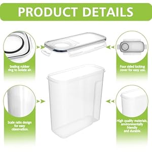 GreenJoy-Airtight-Pet-Food-Storage-Container-with-Dish-Bowl-Measuring-Scale-Seal-Buckles-3-Pack-BPA-Free-Plastic-for-Dogs-Cats-Birds-4Lx2 - Cucciolini Doodles   GreenJoy-Airtight-Pet-Food-Storage-Container-with-Dish-Bowl-Measuring-Scale-Seal-Buckles-3-Pack-BPA-Free-Plastic-for-Dogs-Cats-Birds-4Lx2