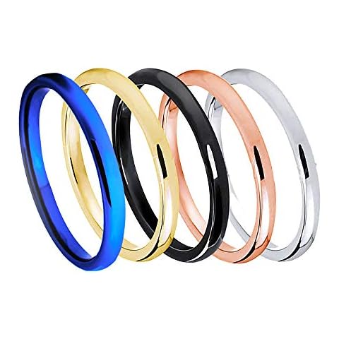 Glory 2mm Rose Gold Tungsten Ring Cover