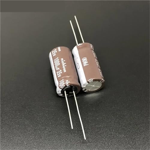 Condensateur aluminium 35V 1000uF haute durabilité radial pour composants électroniques