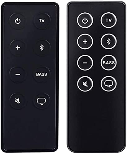 YiBiChin Nouvelle télécommande remplacée pour Bose Solo 5 10 15 Series II Système de Son TV 732522-1110 418775 410376 Système de Barre de Son TV avec Bouton Bluetooth (sans Batterie)