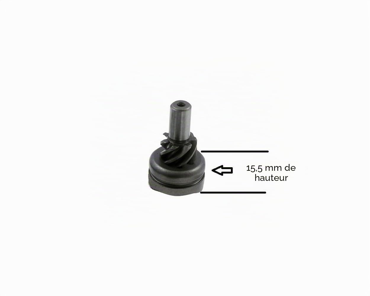 2EXTREME kit kick 15,5 millimètres compatible avec Peugeot Speedfight 1 & 2 | Avec arbre, pignon, ressort de rappel; air ou liquide; compatible avec Peugeot 50 moteur vertical; version 15,5 millimètres