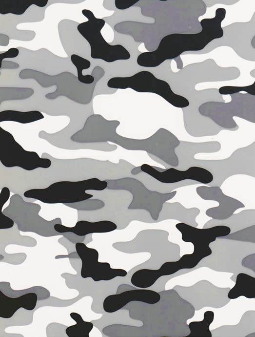 STColor Camo010-4-Water Transfer Printing/Hydrographics/Hydro Dipping Film-Snow Camo-50cm Widthx400cm Length