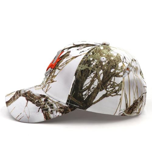 Image of Deer Hunting Camouflage Hats Embroidery Adjustable Fishing Baseball Cap