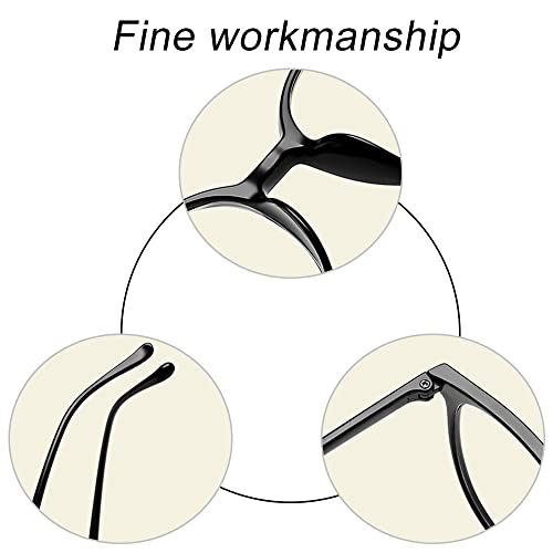 Image of TAORANJU Blue Light Blocking Glasses for Women Men, Small Face Glasses Curved Frame TV Glasses Fashion Computer Reading Glasses for Anti Dry Eyes, Anti Glare (Non-Prescription)