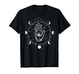 t shirt druck kinder Dieser einzigartige Blackcraft Tarot T-Shirt-Entwurf, der alles kennzeichnet, das Auge mit Mondphasen sieht, kann ein perfektes Geschenk für jedermann machen, das in die okkulte, magische oder schwarze Magie ist.