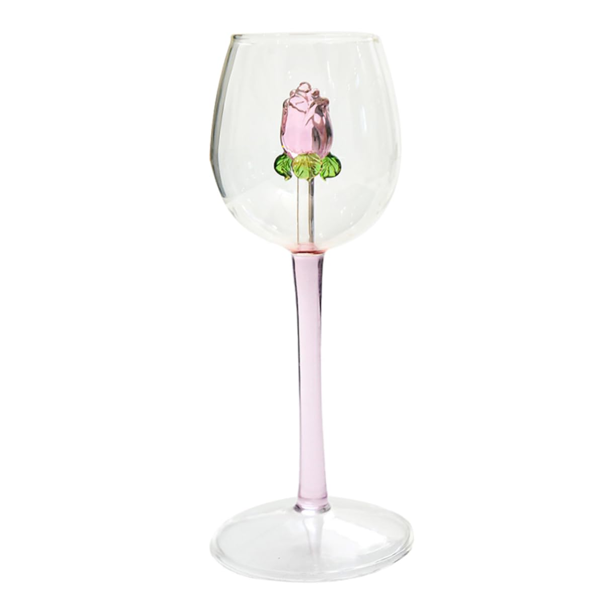 Verre à vin gobelet rose pour anniversaire cadeau d'invités et fête