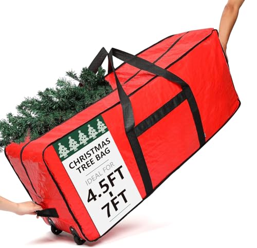 HOMEST Christmas Tree Storage Bag, Fits for 4.5-7 ft...