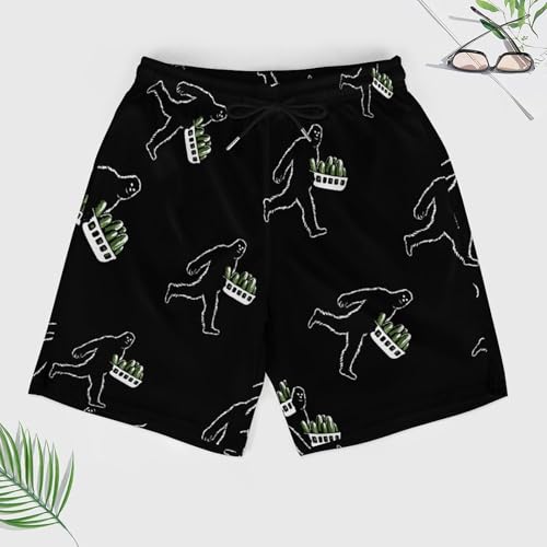 Pickle Bigfoot Pickles Mens Swim Trunks with Compression Liner Quick Dry Board Beach Shorts3